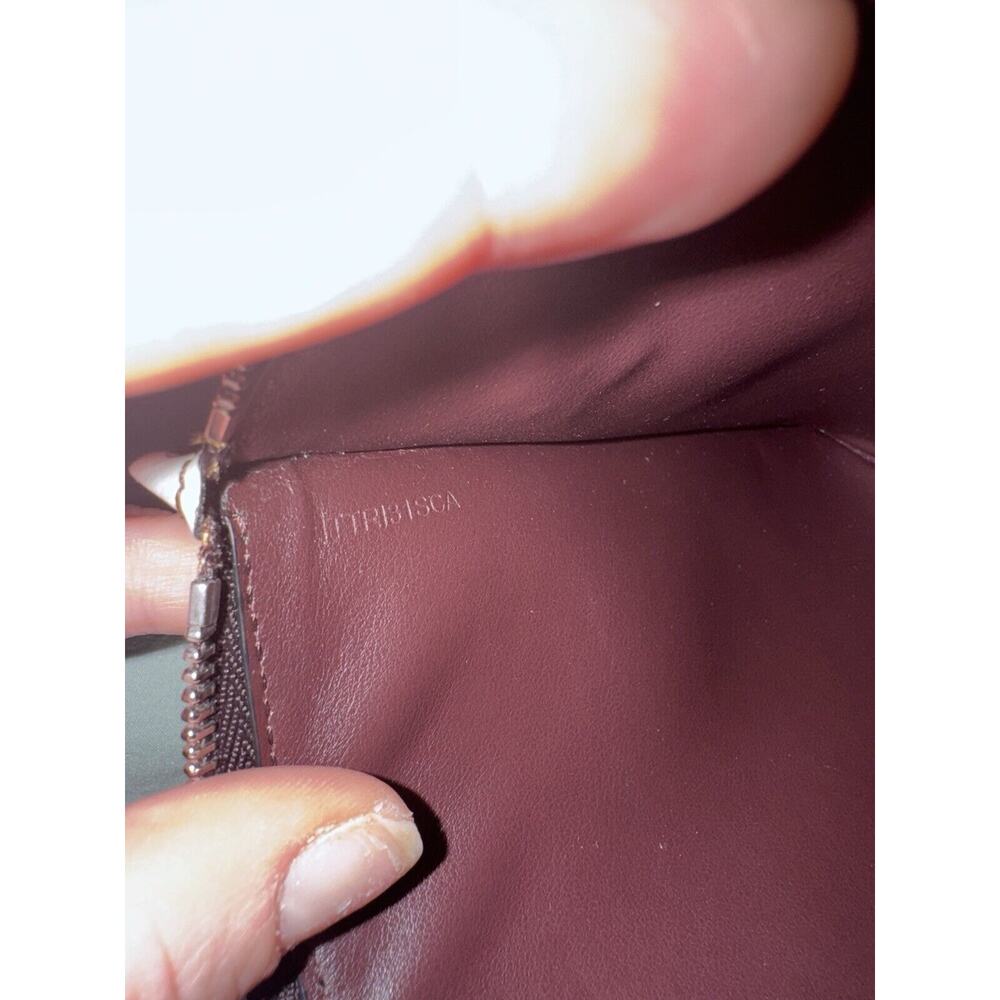 NWT BURBERRY MD POUCH COW PRINT Pouch Leather Cowhide Animal Height 16 Width 23 - Picture 7 of 8